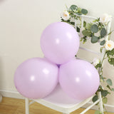 50 Pack Matte Pastel Purple Biodegradable Balloons 12inch, Round Eco-friendly