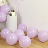 50 Pack Matte Pastel Purple Biodegradable Balloons 12inch, Round Eco-friendly