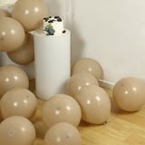 50 Pack Matte Pastel Taupe Biodegradable Balloons 12inch, Round Eco-friendly