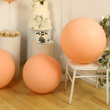 5 Pack Large Matte Pastel Blush Biodegradable Balloons, 36inch Round Eco-friendly