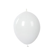 White balloon on a plain background