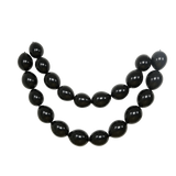 Black balloon garland for party decorations