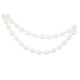 White balloon garland for party decorations #whtbkgd