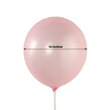 50 Pack Blush Biodegradable Balloons, Thickened Extra Strong Eco-friendly Latex Helium