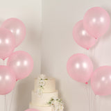 50 Pack Blush Biodegradable Balloons, Thickened Extra Strong Eco-friendly Latex Helium