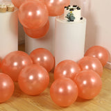 50 Pack Rose Gold Biodegradable Balloons, 12 Thickened Extra Strong Eco-friendly Latex