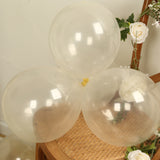 50 Pack Clear Biodegradable Balloons, Thickened Extra Strong Eco-friendly Latex