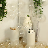 50 Pack Clear Biodegradable Balloons, Thickened Extra Strong Eco-friendly Latex