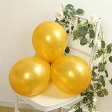 50 Pack Gold Biodegradable Balloons, Thickened Extra Strong Eco-friendly Latex Helium Party Ball