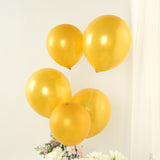 50 Pack Gold Biodegradable Balloons, Thickened Extra Strong Eco-friendly Latex Helium Party Ball