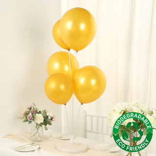 <h3 style="margin-left:0px;"><strong>Radiant Pearl Gold Biodegradable Balloons</strong>