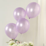 50 Pack Lavender Lilac Biodegradable Balloons, 12 Thickened Extra Strong Eco-friendly