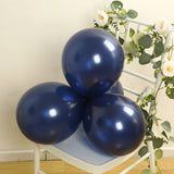 50 Pack Navy Blue Biodegradable Balloons, 12inch Thickened Extra Strong Eco-friendly Latex Helium