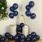 50 Pack Navy Blue Biodegradable Balloons, 12inch Thickened Extra Strong Eco-friendly Latex Helium