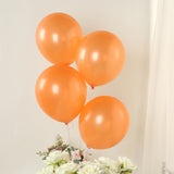 50 Pack Orange Biodegradable Balloons, Thickened Extra Strong Eco-friendly Latex Helium