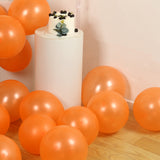 50 Pack Orange Biodegradable Balloons, Thickened Extra Strong Eco-friendly Latex Helium