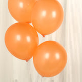 50 Pack Orange Biodegradable Balloons, Thickened Extra Strong Eco-friendly Latex Helium