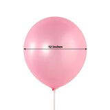 50 Pack Pink Biodegradable Balloons, 12 Thickened Extra Strong Eco-friendly Latex