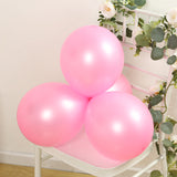 50 Pack Pink Biodegradable Balloons, 12 Thickened Extra Strong Eco-friendly Latex