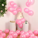 50 Pack Pink Biodegradable Balloons, 12 Thickened Extra Strong Eco-friendly Latex