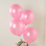 50 Pack Pink Biodegradable Balloons, 12 Thickened Extra Strong Eco-friendly Latex