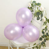 50 Pack Purple Biodegradable Balloons, Thickened Extra Strong Eco-friendly Latex Helium