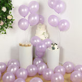 50 Pack Purple Biodegradable Balloons, Thickened Extra Strong Eco-friendly Latex Helium