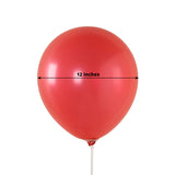 50 Pack Red Biodegradable Balloons, Thickened Extra Strong Eco-friendly Latex Helium