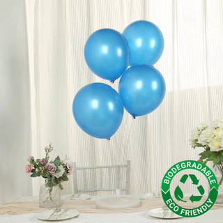 <h3 style="margin-left:0px;"><strong>Radiant Pearl Royal Blue Biodegradable Balloons</strong>