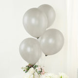 50 Pack White Biodegradable Balloons, 12 Thickened Extra Strong Eco-friendly Latex Helium