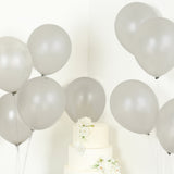 50 Pack White Biodegradable Balloons, 12 Thickened Extra Strong Eco-friendly Latex Helium