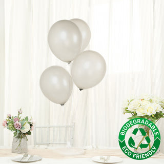 <h3 style="margin-left:0px;">Radiant Pearl Silver Biodegradable Balloons