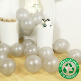 50 Pack White Biodegradable Balloons, 12 Thickened Extra Strong Eco-friendly Latex Helium