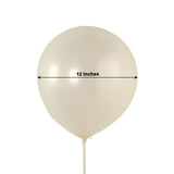 50 Pack White Biodegradable Balloons, 12 Thickened Extra Strong Eco-friendly Latex