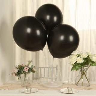 <h3 style="margin-left:0px;"><strong>Radiant Pearl Black Biodegradable Balloons</strong>