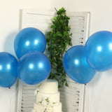 10 Pack Royal Blue Biodegradable Balloons, 18" Thickened Extra Strong Eco-friendly Latex Helium