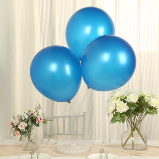 <h3 style="margin-left:0px;"><strong>Radiant Pearl Royal Blue Biodegradable Balloons</strong>