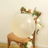 5 Pack Large Clear Biodegradable Balloons, 36" Thickened Extra Strong Eco-friendly Latex Helium