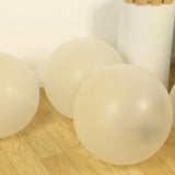 5 Pack Large Clear Biodegradable Balloons, 36" Thickened Extra Strong Eco-friendly Latex Helium