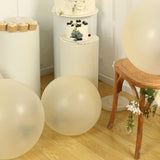 5 Pack Large Clear Biodegradable Balloons, 36" Thickened Extra Strong Eco-friendly Latex Helium