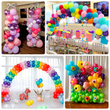 Clear Flower-Shaped Balloon Clip Connectors – 100 Pcs Plastic Clips for Balloon Arch, Garland & Party Decoration Supplies