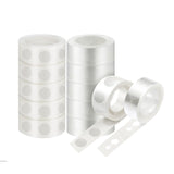 Balloon Arch Kit for Party Decorations – Clear Balloon Tape Strips & Glue Dot Rolls – 10 Rolls Each, 160ft Tape, 1000 Dots