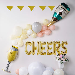 39" Champagne Bottle Mylar Latex Free Balloon - Add Glamour to Your Celebrations