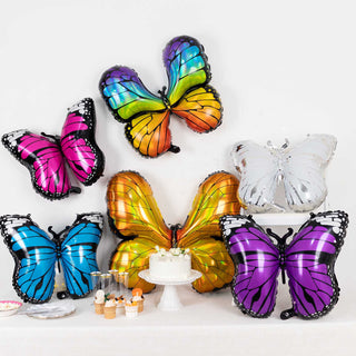 Enchanting Assorted Butterfly Mylar Foil Balloons