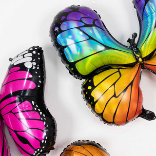 Beautiful Assorted Butterfly Helium Foil Balloons