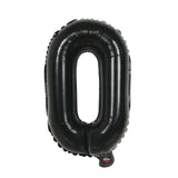 16ft Jumbo Chain Link Balloons in Black, 30pack 8x12inch Durable Foil Chain Balloons#whtbkgd