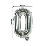 16ft Jumbo Chain Link Balloons in Silver, 30pack 8x12inch Durable Foil Chain Balloons