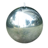 2-Pack Metallic Silver Sphere Balloons, Orbz Mylar Balloons Helium or Air-Filled#whtbkgd
