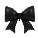 Black balloon bow decoration for parties or events #whtbkgd
