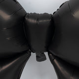 Black balloon bow decoration for parties and events